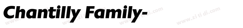 Chantilly Family字体转换